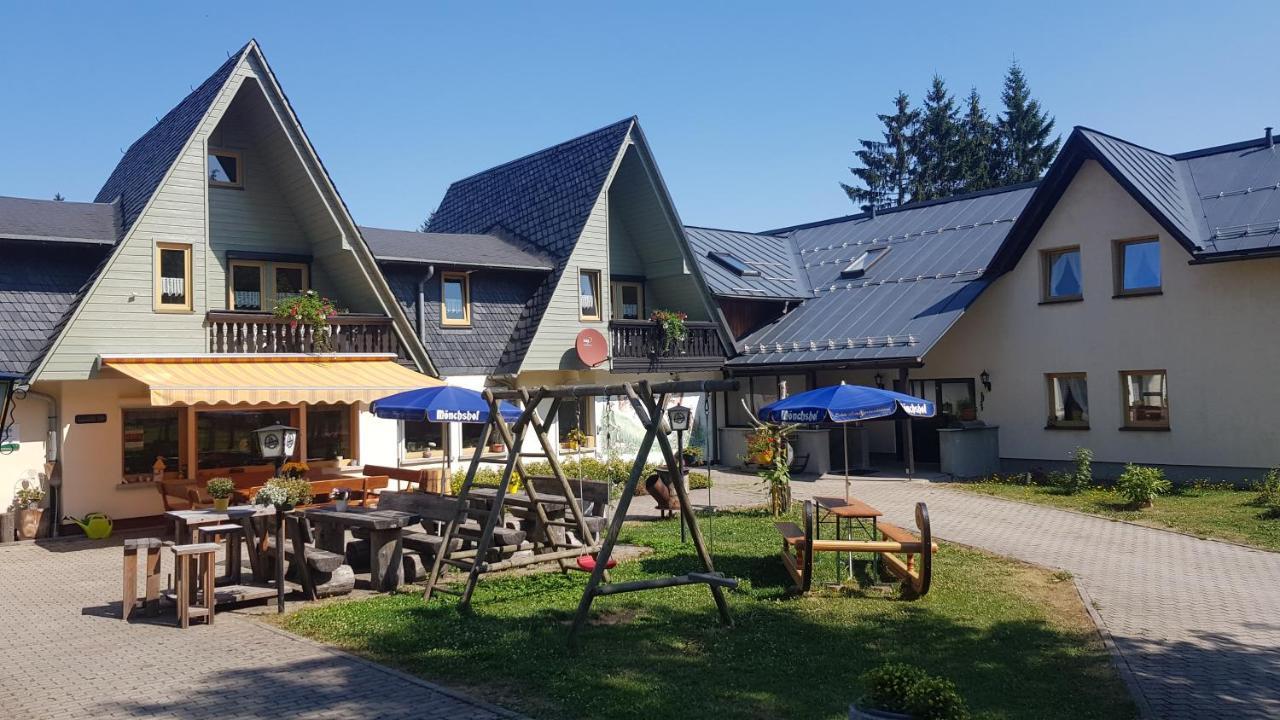 Hotel-Pension Rennsteighuette Frauenwald Exterior foto